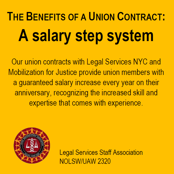 Benefits of a Union Contract Legal Services Staff Association UAW